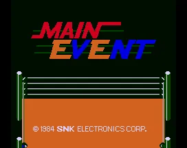 Main Event screenshot