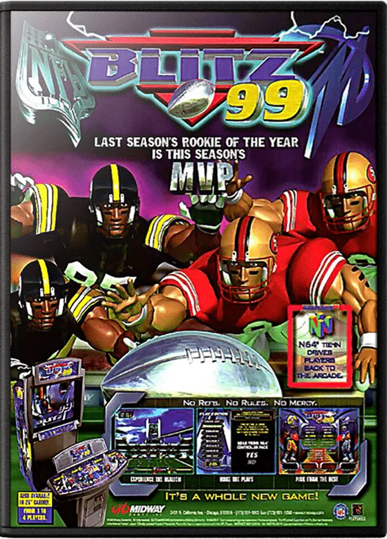 NFL Blitz '99 box art