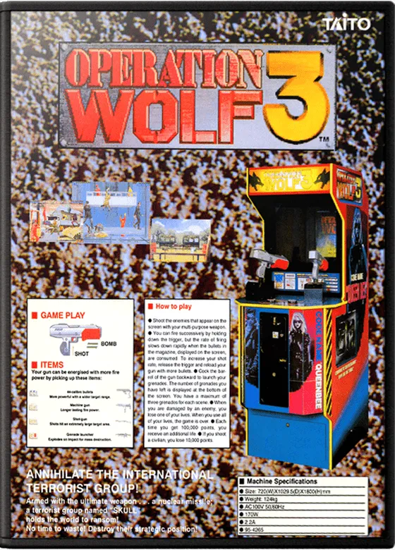 Operation Wolf 3 box art