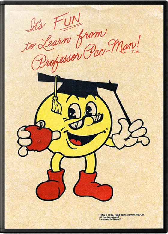 Backdrop artwork for Professor Pac-Man