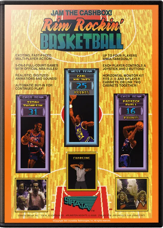 Rim Rockin' Basketball box art