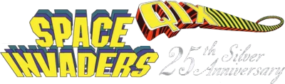 Space Invaders / Qix Silver Anniversary Edition logo