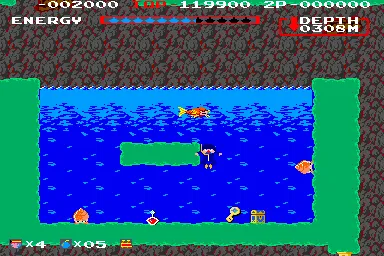 Backdrop artwork for Spelunker II: 23 no Kagi