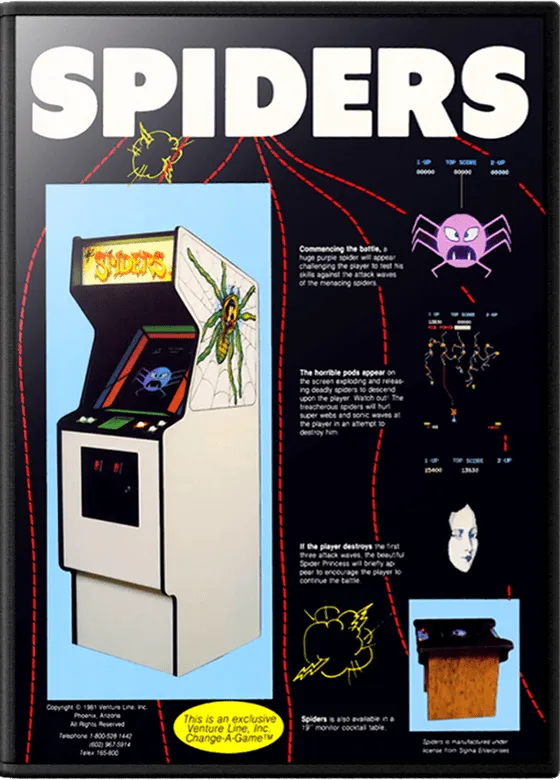 Spiders box art