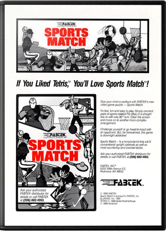 Sports Match box art