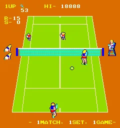 Backdrop artwork for Super Doubles Tennis