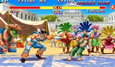 Backdrop artwork for Super Street Fighter II: The Tournament Battle