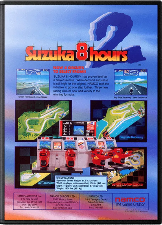 Suzuka 8 Hours 2 box art