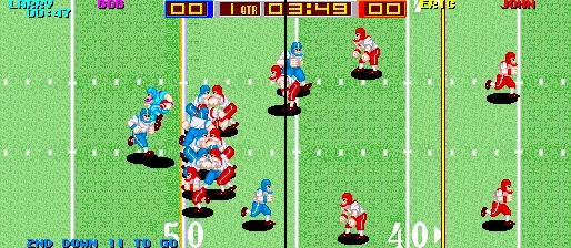 Backdrop artwork for Tecmo Bowl