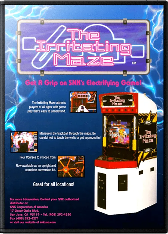 The Irritating Maze / Ultra Denryu Iraira Bou box art