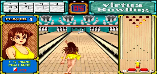 Backdrop artwork for Virtua Bowling