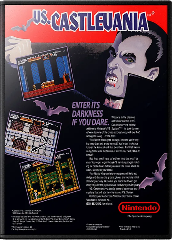 Vs. Castlevania box art