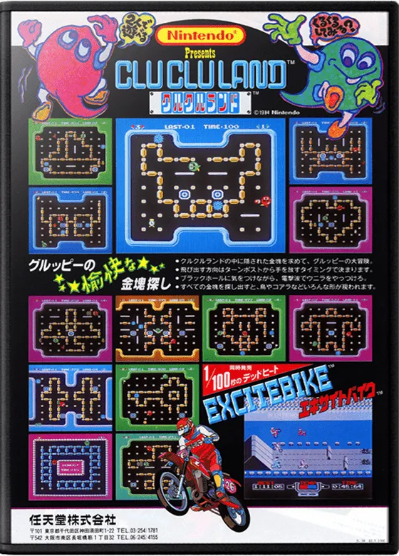 Vs. Clu Clu Land box art