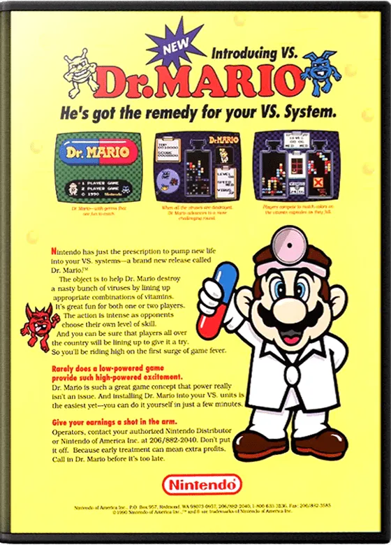 Vs. Dr. Mario box art