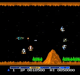 Backdrop artwork for Vs. Gradius