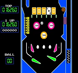 Backdrop artwork for Vs. Pinball