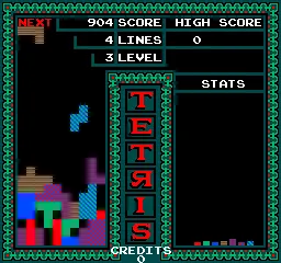 Backdrop artwork for Vs. Tetris