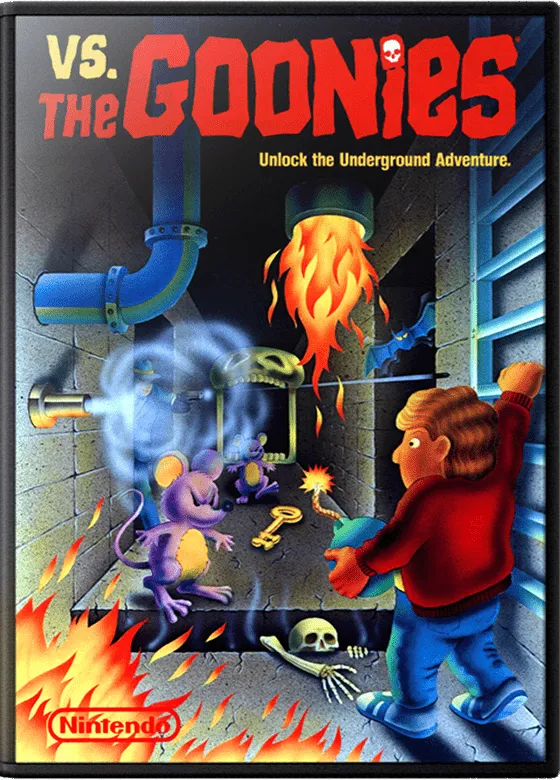 Vs. The Goonies box art