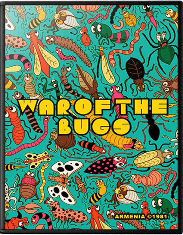 War of the Bugs or Monsterous Manouvers in a Mushroom Maze cover art for Arcade