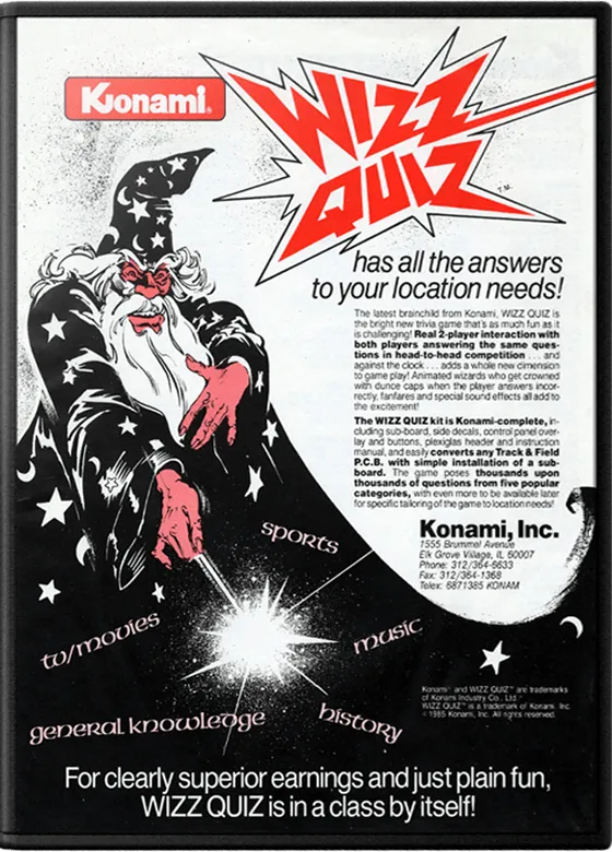 Backdrop artwork for Wizz Quiz
