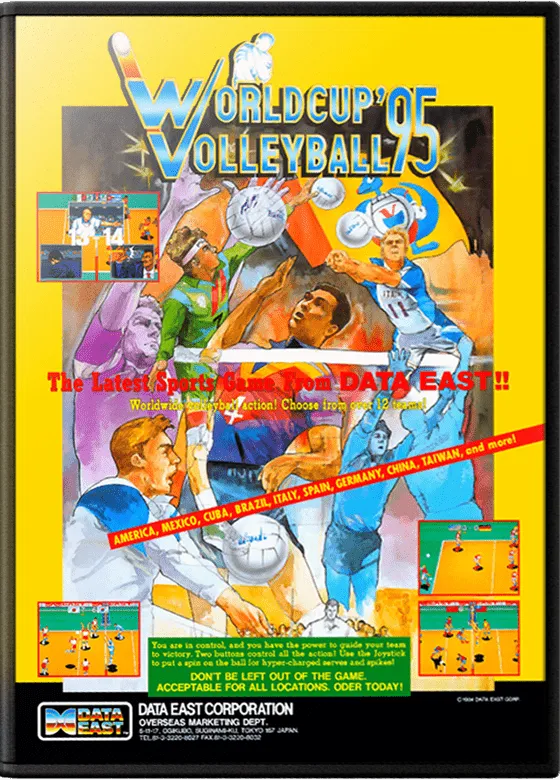World Cup Volley '95 box art