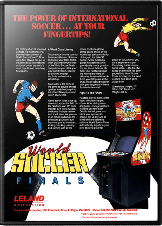 World Soccer Finals box art