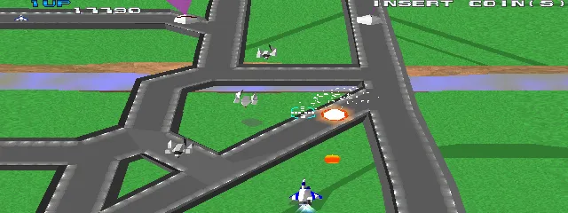 Backdrop artwork for Xevious 3D/G