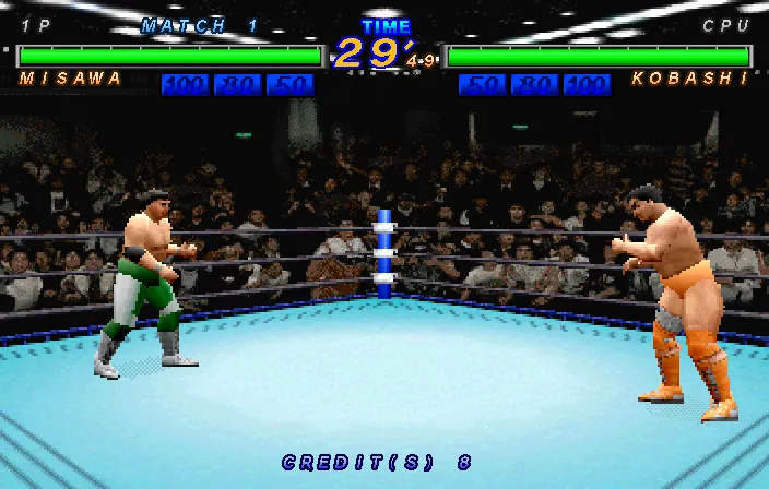 Backdrop artwork for Zen Nippon Pro-Wrestling Featuring Virtua