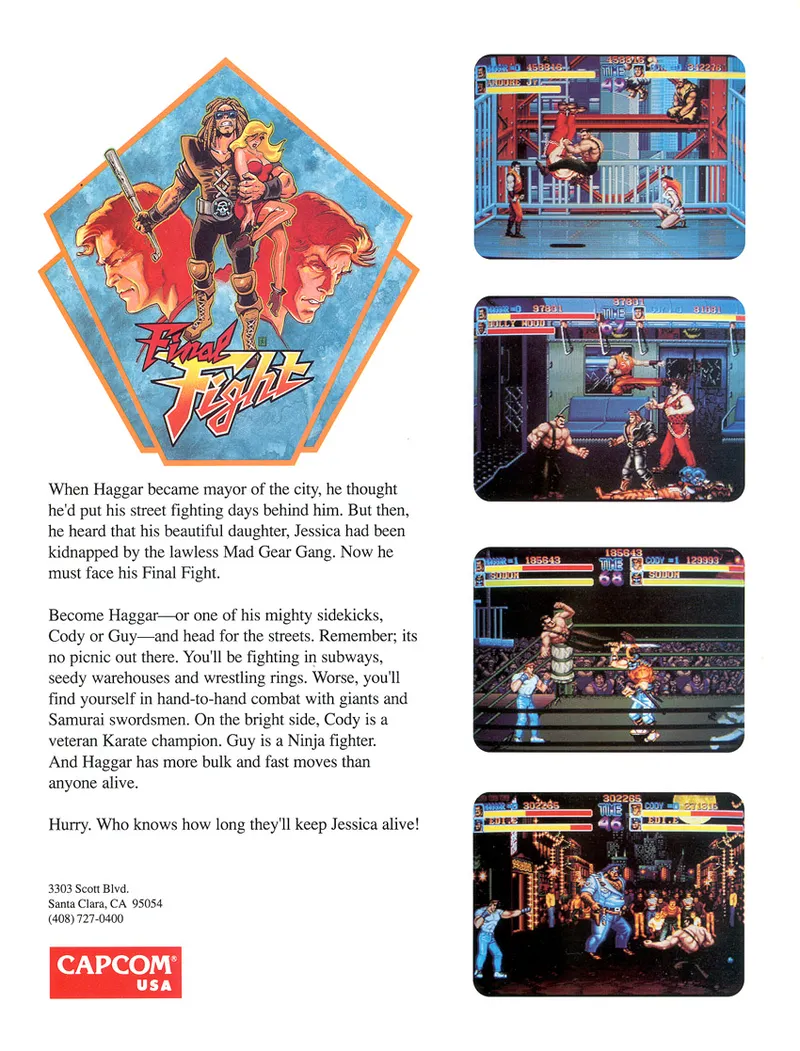 Final Fight box back