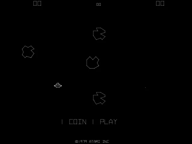 Asteroids screenshot