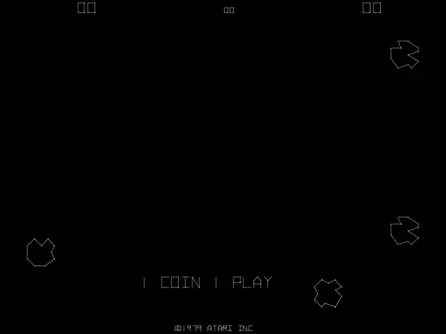 Asteroids screenshot