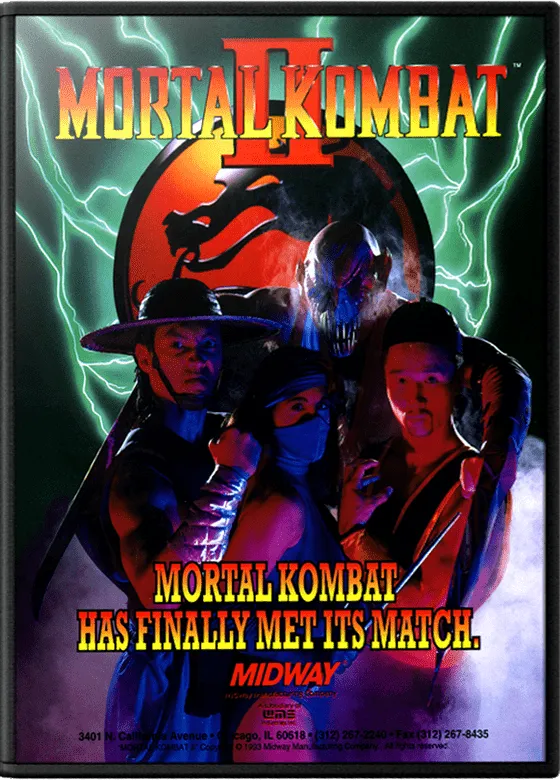Mortal Kombat II box art