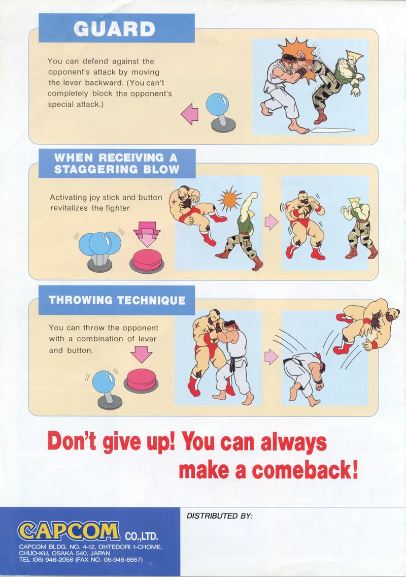 Street Fighter II: The World Warrior box back