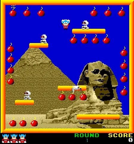 Backdrop artwork for Bomb Jack