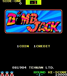 Bomb Jack screenshot