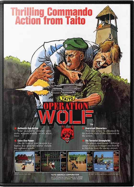 Operation Wolf box art