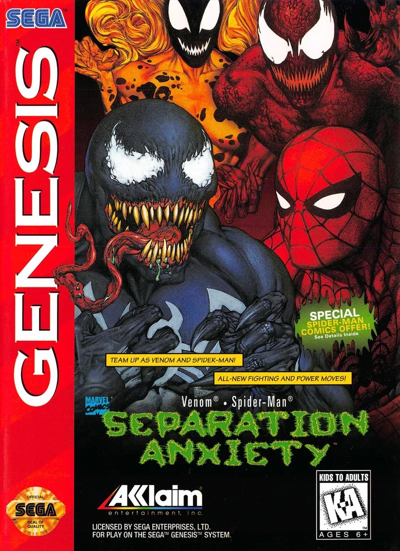 Venom • Spider-Man: Separation Anxiety box art