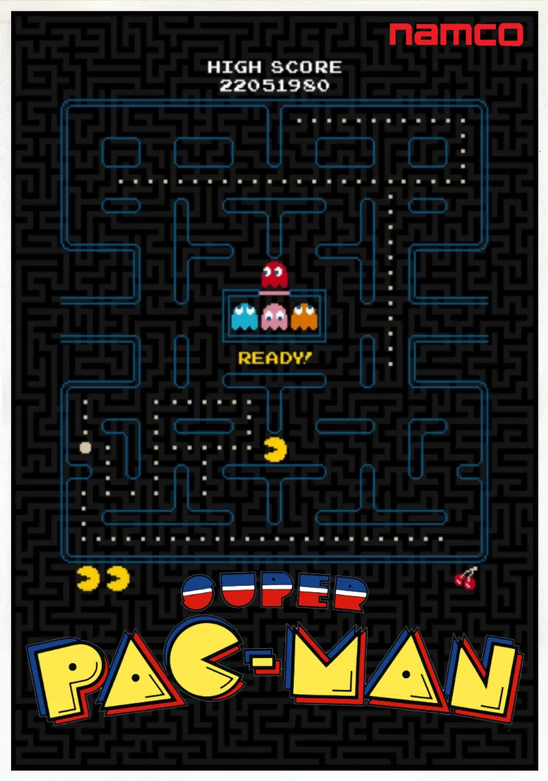 Super Pac-Man box art