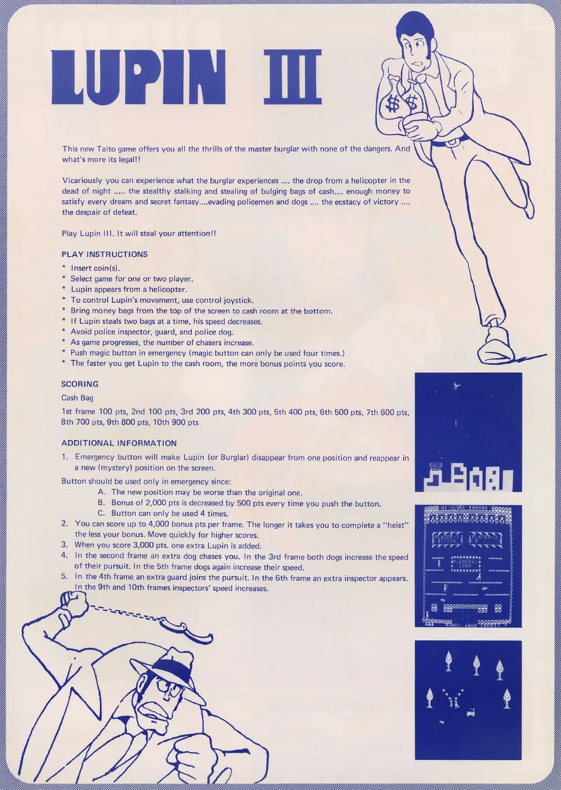 Lupin III box back
