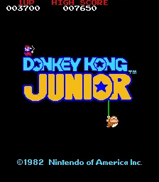 Donkey Kong Junior screenshot