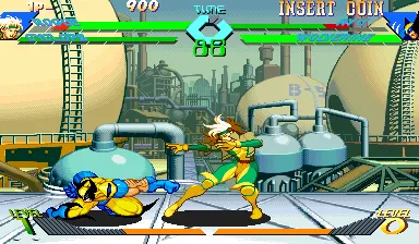 Backdrop artwork for X-Men Vs. Street Fighter