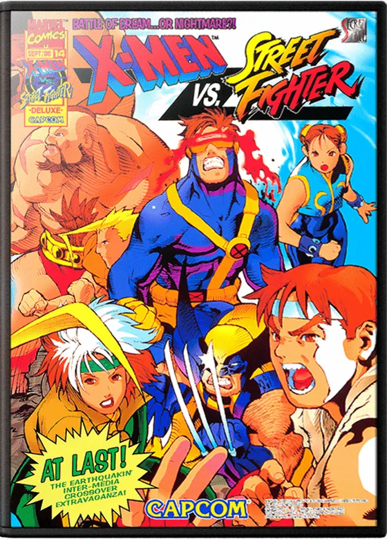 X-Men Vs. Street Fighter box art