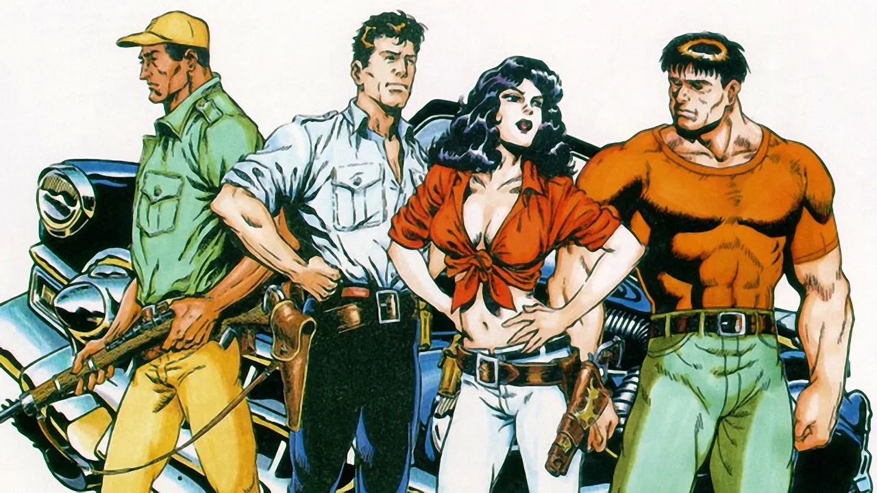 Backdrop artwork for Cadillacs and Dinosaurs