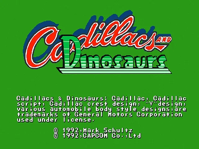 Cadillacs and Dinosaurs screenshot