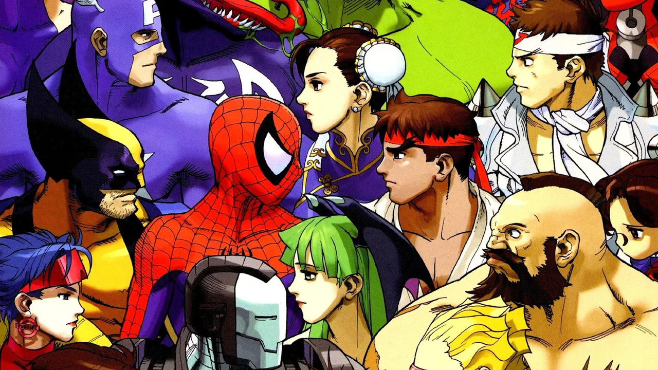 Backdrop artwork for Marvel Vs. Capcom: Clash of Super Heroes