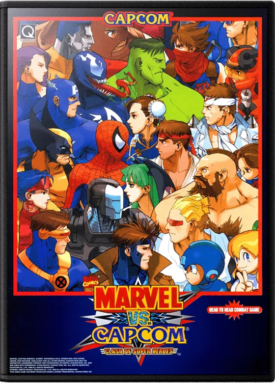 Marvel Vs. Capcom: Clash of Super Heroes box art