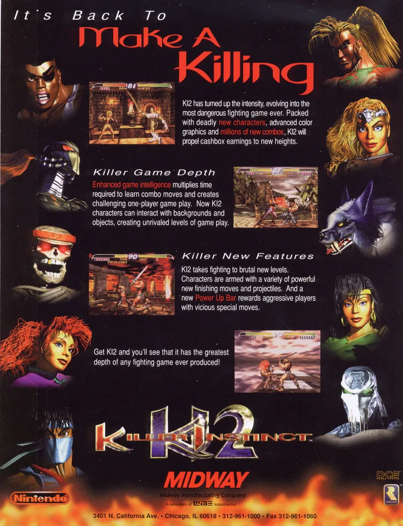 Killer Instinct 2 box back