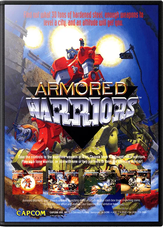 Armored Warriors cover art for Arcade