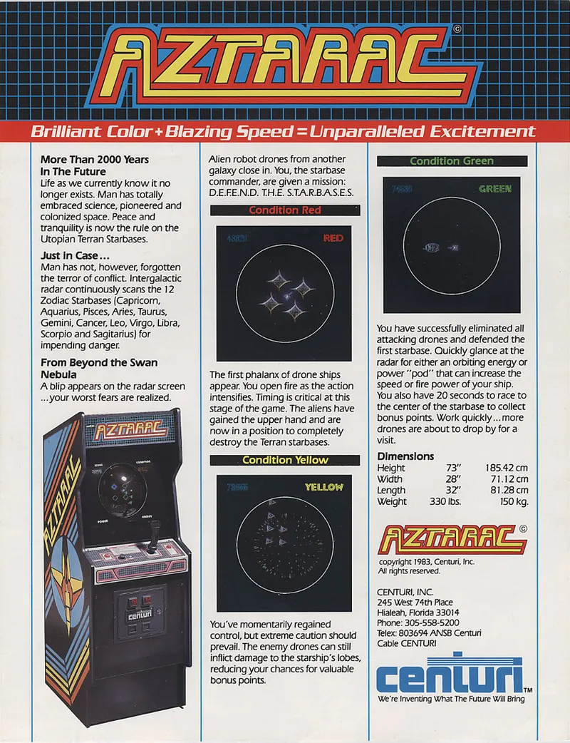 Aztarac box back