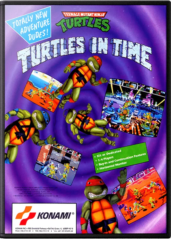 Teenage Mutant Hero Turtles: Turtles in Time box art